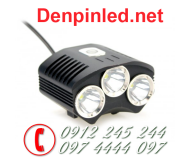 Đèn pin xe đạp TrustFire TR-D009 3x CREE XM-L T6 2100 lumens