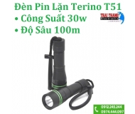 ĐÈN PIN CHO THỢ LẶN TERINO T51 SÂU 100m - 30w SIÊU SÁNG 