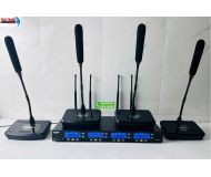 MICRO CỔ NGỖNG HỘI NGHỊ KHÔNG DÂY 4 MÍC SHUPU SKM400 SIÊU NHẠY