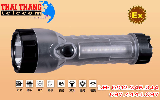 Đèn pin chống cháy nổ vỏ Plastic bóng LED WASING WSL-722 1